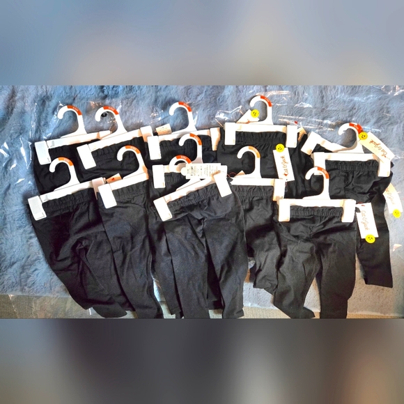 Black Ruffle Waist Pull On Pants Reseller Bundle NWT 12 Pairs - Picture 1 of 4